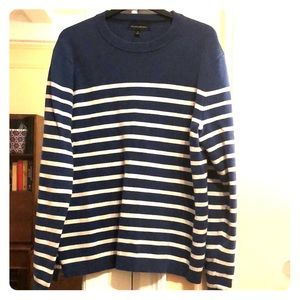 Banana Republic Blue White Striped Sweater